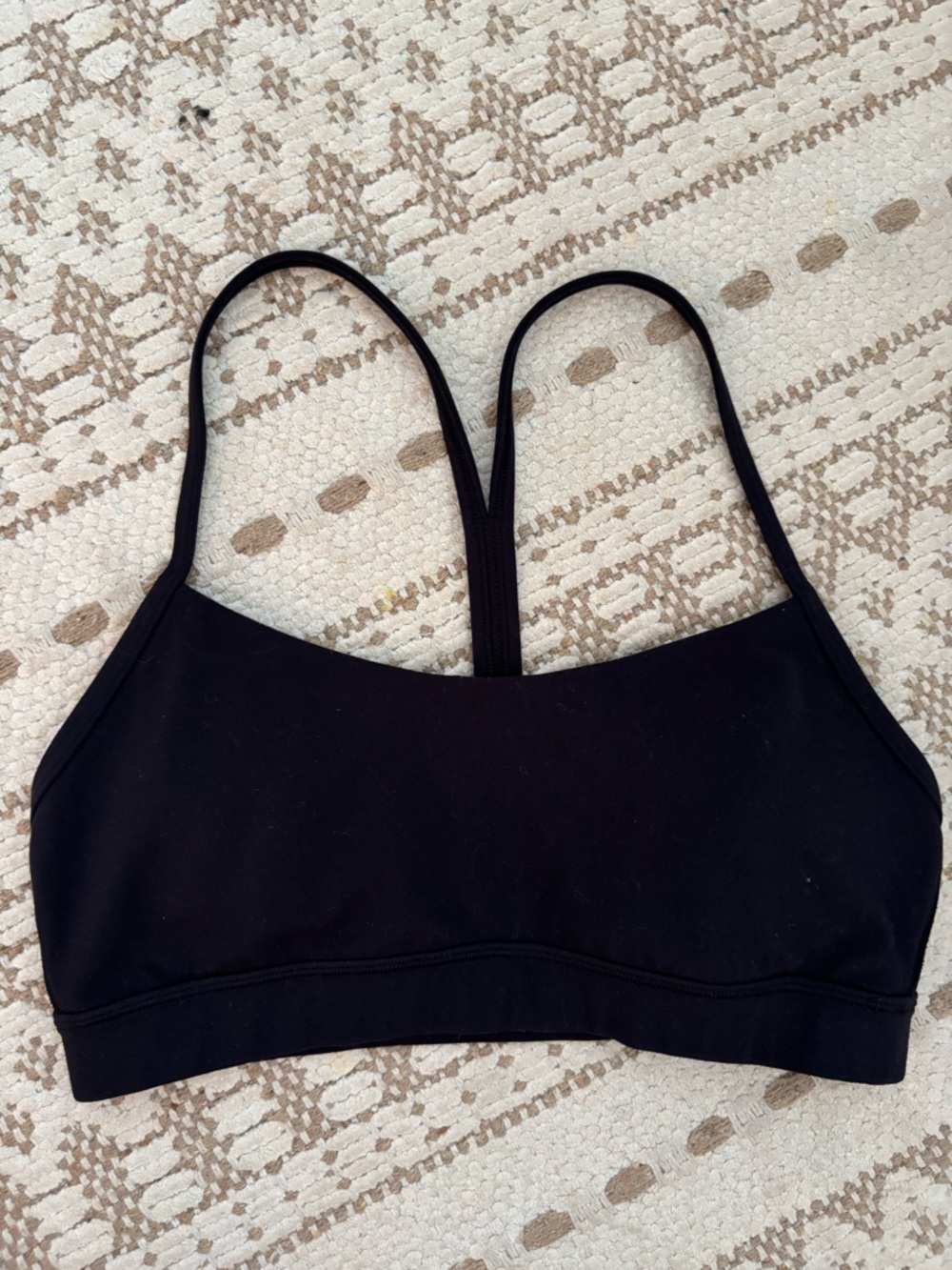 lululemon athletica Black Strappy Sports Bra